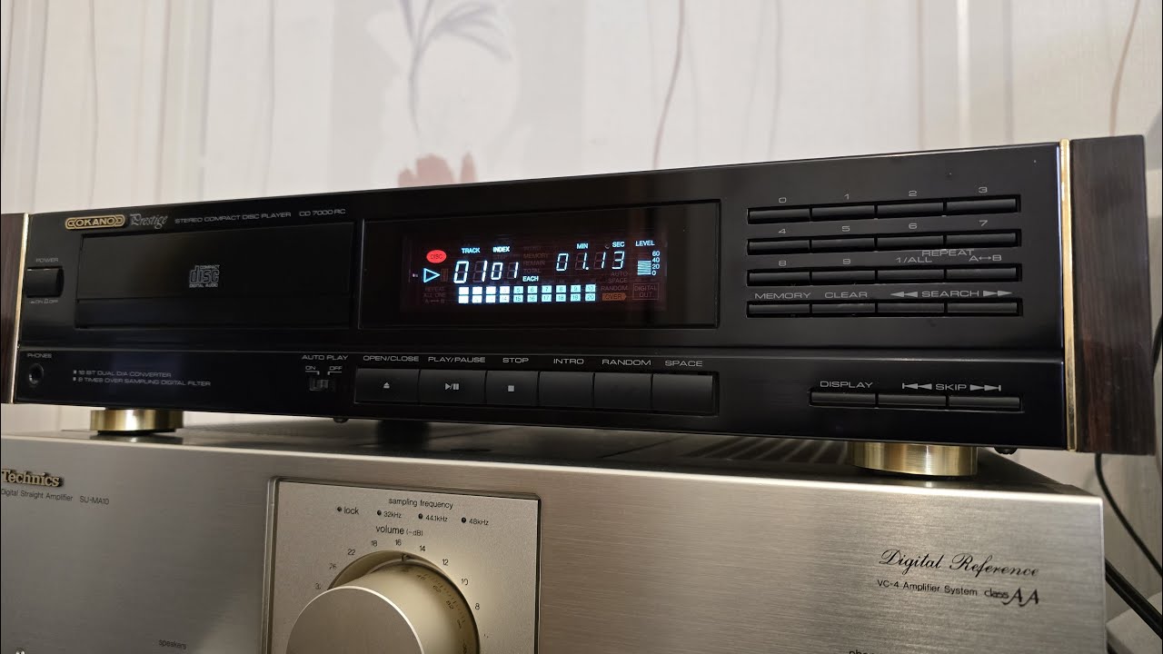 OKANO Prestige CD-7000 RC Тест после замены лазерной головы