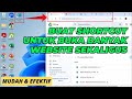 Cara Membuat Shortcut untuk Buka Banyak Website Sekaligus