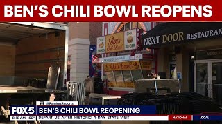 Ben’s Chili Bowl reopens after major renovation