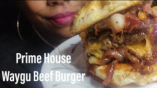 The Prime House Direct Waygu BBQ Bacon Burger!