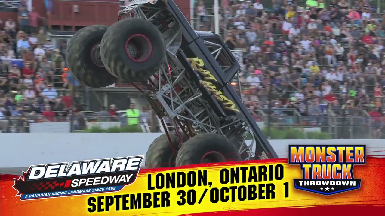 Monster Truck Throwdown at Delaware Speedway YouTube
