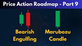 Bearish Engulfing And Marubozu Candlestick Pattern Price Action Roadmap Part - 9