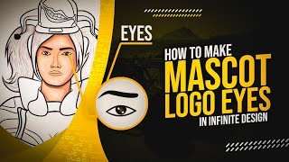 How To make a Mascot logo Eyes |In Infinite Design App | Vector Eyes Tutorial In Hindi