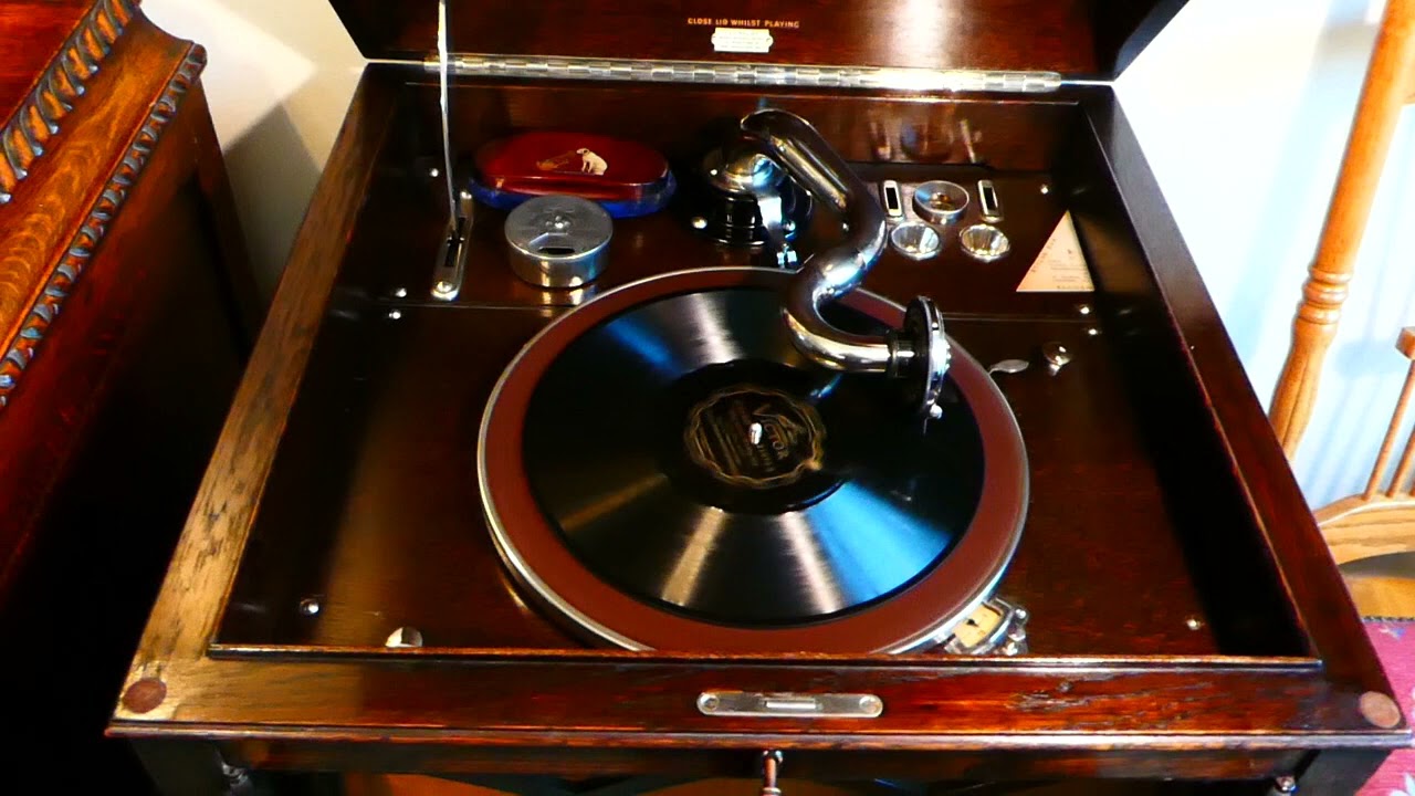 ビクター ラッパ型 蓄音機 His Master's Voice グラモフォン