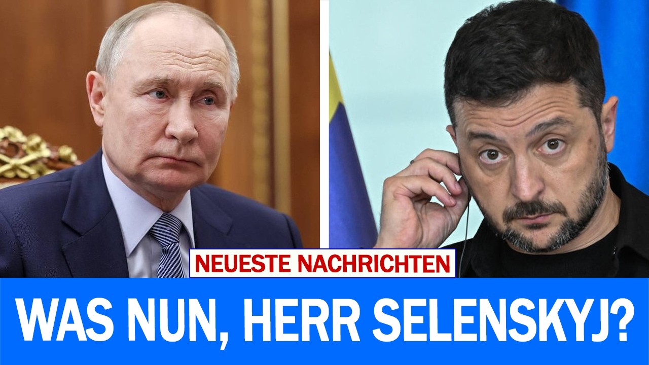 Selenskyj ist von Putins neuestem Plan völlig schockiert.