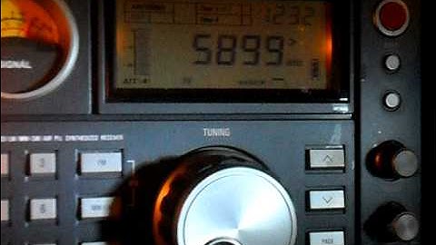 Numbers station sur 5 899 AM
