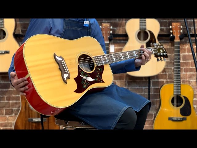 チョイキズ&トップ色焼け特価！】Gibson Dove Original -Antique