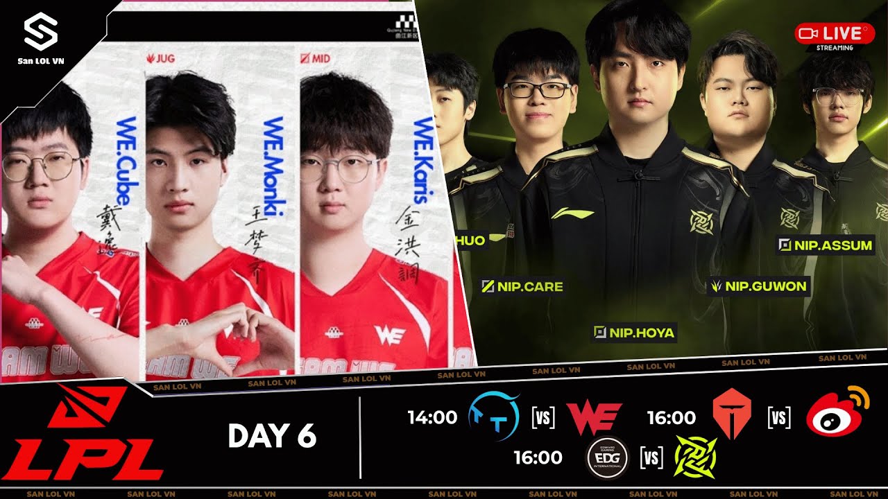 🔴TT vs WE | Ngày 6 LPL Split 1 2026 | Bình Luận LPL Tiếng Việt