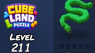 Cube Land Puzzle Level 211 Walkthrough