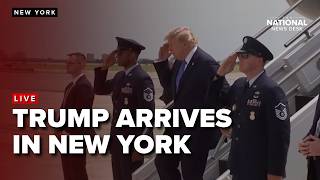 Trump visits New York with message on fighting crime