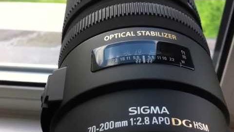 Sigma af70-200mm.f2.8 apo ex dg os hsm ม อสอง