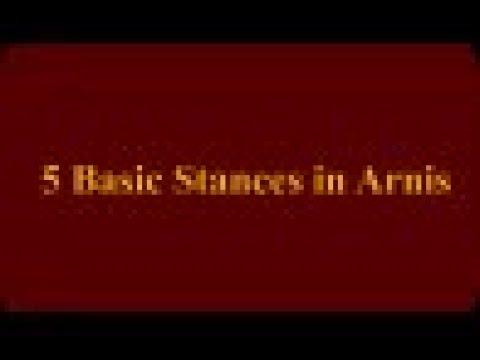 The Basic Stances in Arnis (Activity 5)