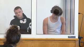 Rhode Island men arraigned after street 'takeover' event left a police cruiser burning