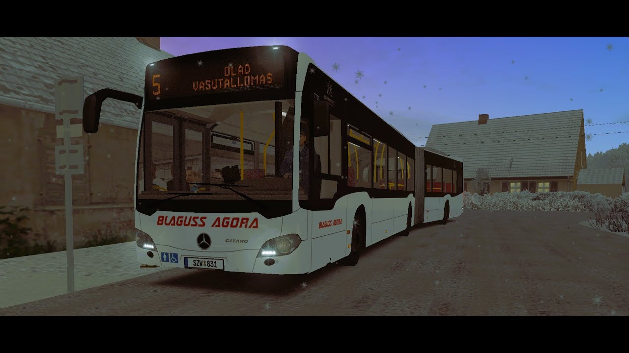 Szombathelyen is leesett a hó! - OMSI 2 LIVE