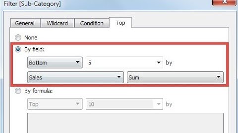 How to Show Bottom N number of records in Tableau Desktop - Intact Abode