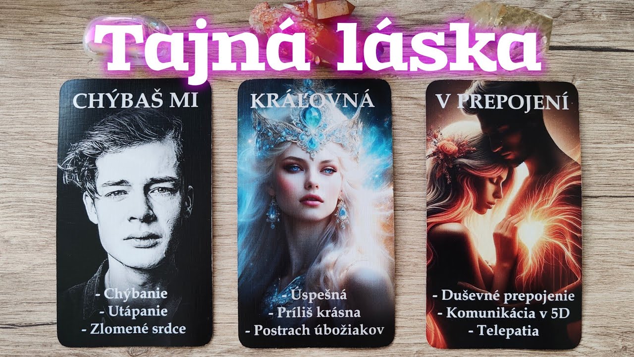 Kto ťa tajne miluje? ❤️ #výkladkaret #výkladkariet