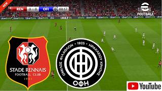 Rennes vs OFI Crete I Video Game Simulation I Match Live Stream I 15 oct,2026