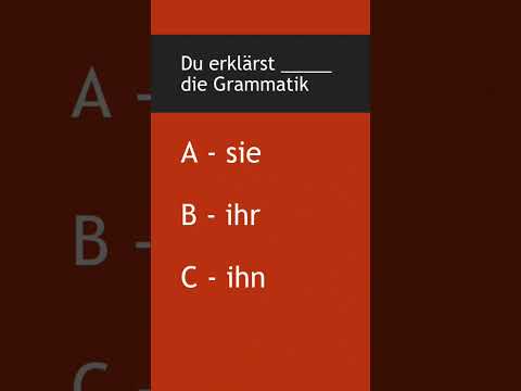 #shorts #deutschlernen #germangrammar