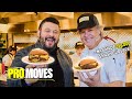 Smash Burger Master Class with George Motz and Adam Richman | Pro Moves
