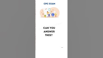 CPC Exam Practice Questions #shorts