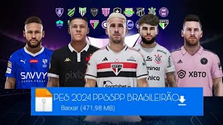 PES 2024 PPSSPP BRASILEIRÃO