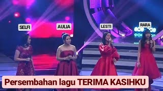 Terima Kasihku!! LESTI AULIA RARA SELFI nyanyikan lagu kemenangan FILDAN