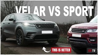 Range Rover VELAR vs Range Rover SPORT  3 REASONS WHY the VELAR WINS!