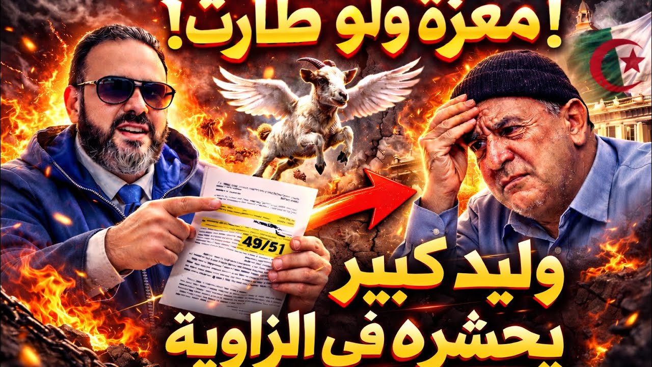 معزة ولو طارت! وليد كبير يحشر بوصبع لزرق في الزاوية 