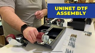 Settings up the base for the DTF - Uninet DTF 3300 transfer printer