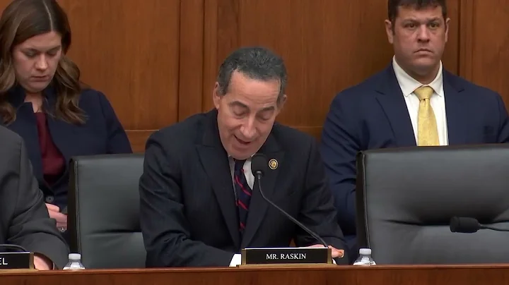 Ranking Member Jamie Raskin delivers opening remarks
