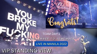 LANY 2022 LIVE IN MANILA - CONGRATS VIP STANDING VIEW AT MOA ARENA DAY 1 (A NOVEMBER TO REMEMBER)