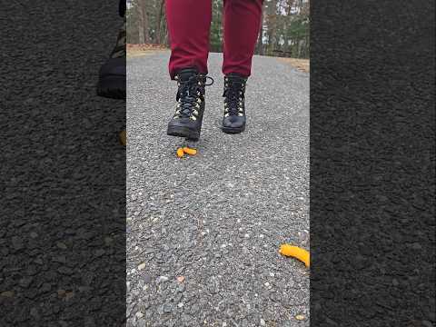 🔊ASMR | Cheese Puff Stomp | Boots & Sock Crushing #asmr #crushing #relax #boots