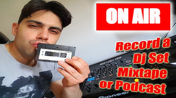 Best way to Record a Mixtape Dj Set Podcast or Any Audio Source from the Mixer with Reloop Tape