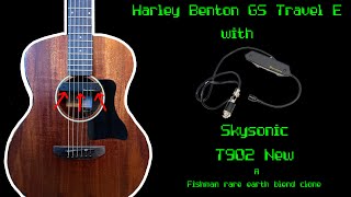 Harley Benton GS Travel E with Skysonic T902(Fishman rare earth clone)