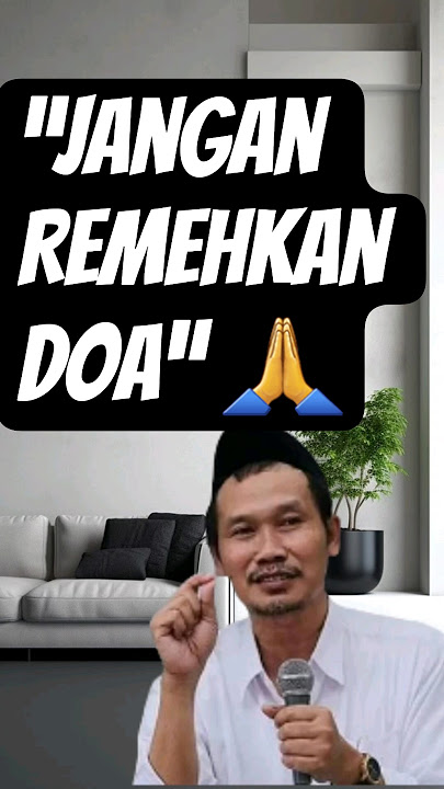 Gus Baha: Doa Itu Mengubah Takdir