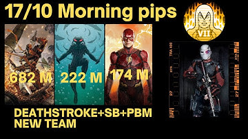 Heroic 7 :  Morning pips|  Deathstroke pairing with SB and PBM | Injustice 2 Mobile AOC  Solo Raids