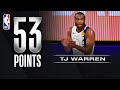 TJ Warren Caught 🔥 For Career-High 53 PTS!