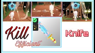 20k Killefficient Knife Showcase! / Roblox: Survive The Killer/ MZTM