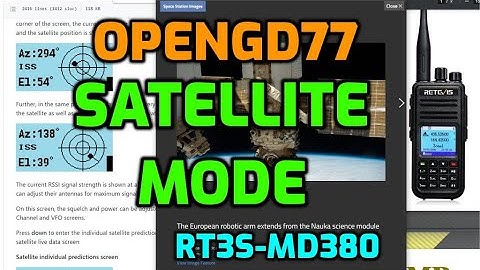 SATELLITE MODE - OPENGD77