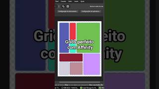 Crie Grids Perfeitos usando Affinity para seus projetos. #shorts #affinitybrasil #designgrafico