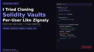 I Tried Cloning Solidity Vaults Per-User Like Zignaly — Here's What I Got Wrong