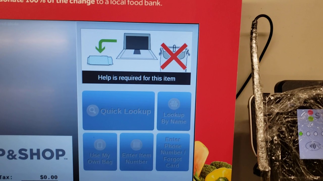 Toshiba Self Checkout at Stop & Shop 811, 353 Route 37, Toms River NJ