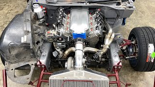 C6 Corvette competition drift build. putting all the fancy stuff in.