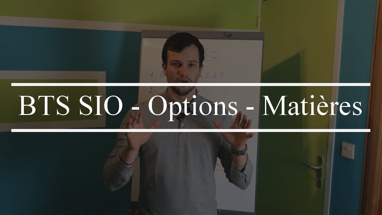 BTS SIO - Options - Matières - Résultats - YouTube