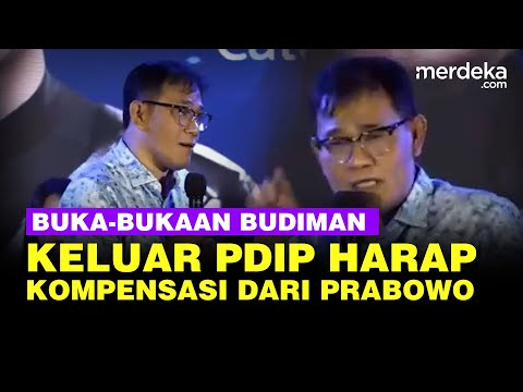 Budiman Blak-blakan Berharap Dapat Kompensasi dari Prabowo Keluar PDIP