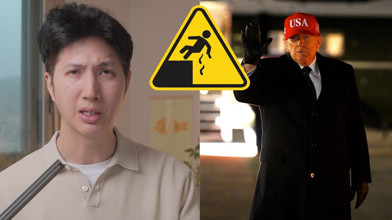 Trump cowers from mess he started