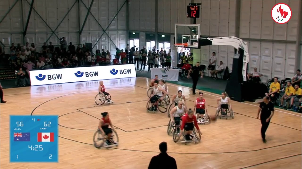 Canada vs Australia WOMEN. Highlights, wheelchair ...