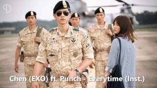 Chen (EXO) ft. Punch - Everytime (Instrumental) Resimi