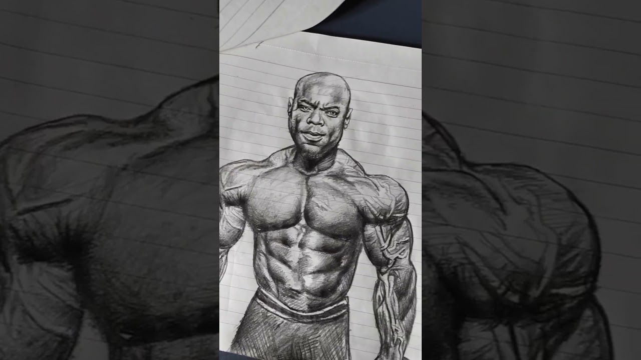 Kai GreeNe 🗿🥵🔥 #shorts #bodybuilding #drawing - YouTube