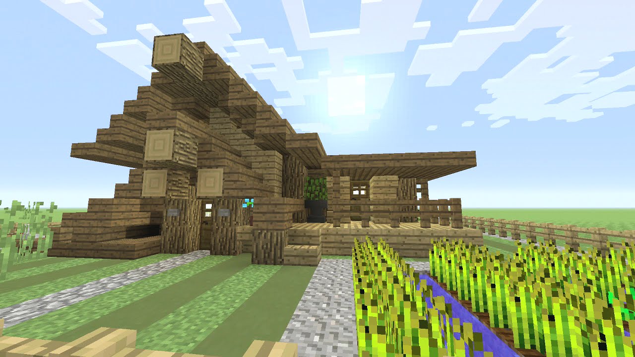 Minecraft How To Build A Small Survival House Tutorial Easy